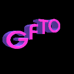 3d gif font animation