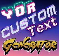 3D text effect neon title - Online text generator create cool text maker