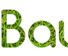 Online constructor: beautiful text with grass background Font Comfortaa