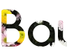 Create a Header with Elegant Flowers Online font Comfortaa
