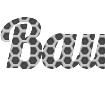 Create a beautiful text from carbon letters - png Frift Lobster