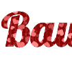Create an inscription with March 8 or Valentine's Day online heart background - Font Lobster
