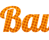 Your text online background orange grid - beautiful Font Lobster