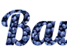 Your cool inscription with blueberries background - Font Lobster