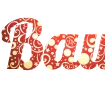 Create a beautiful New Year's inscription - png format Font Lobster