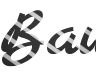 Create eye-catching text with a metallic background in the online creator. Unique Font
