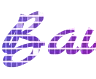 Create a bright and fun lettering with a colorful tile effect