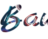 Online lettering maker with abstract background and eye-catching Font