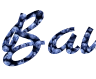 Create a unique title with blueberries in the online designer - an effective Font