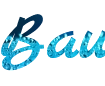 Create a stylish logo with a beautiful font and background reminiscent of mineral water