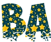 Font with a beautiful png background
