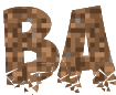 Font with a beautiful png background
