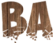 Font with a beautiful png background