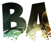Font with a beautiful png background