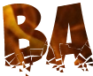 Font with a beautiful png background