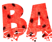 Font with a beautiful png background