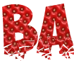 Font with a beautiful png background